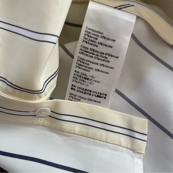 3.1 Phillip Lim Knit Long-Sleeve Pullover With Combo Shirt, Size S - Picture 12 of 12